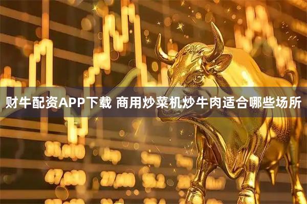 财牛配资APP下载 商用炒菜机炒牛肉适合哪些场所