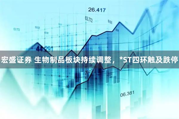 宏盛证券 生物制品板块持续调整，*ST四环触及跌停