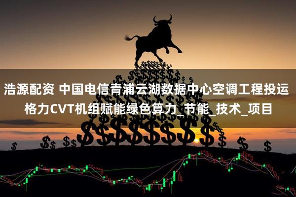 浩源配资 中国电信青浦云湖数据中心空调工程投运 格力CVT机组赋能绿色算力_节能_技术_项目